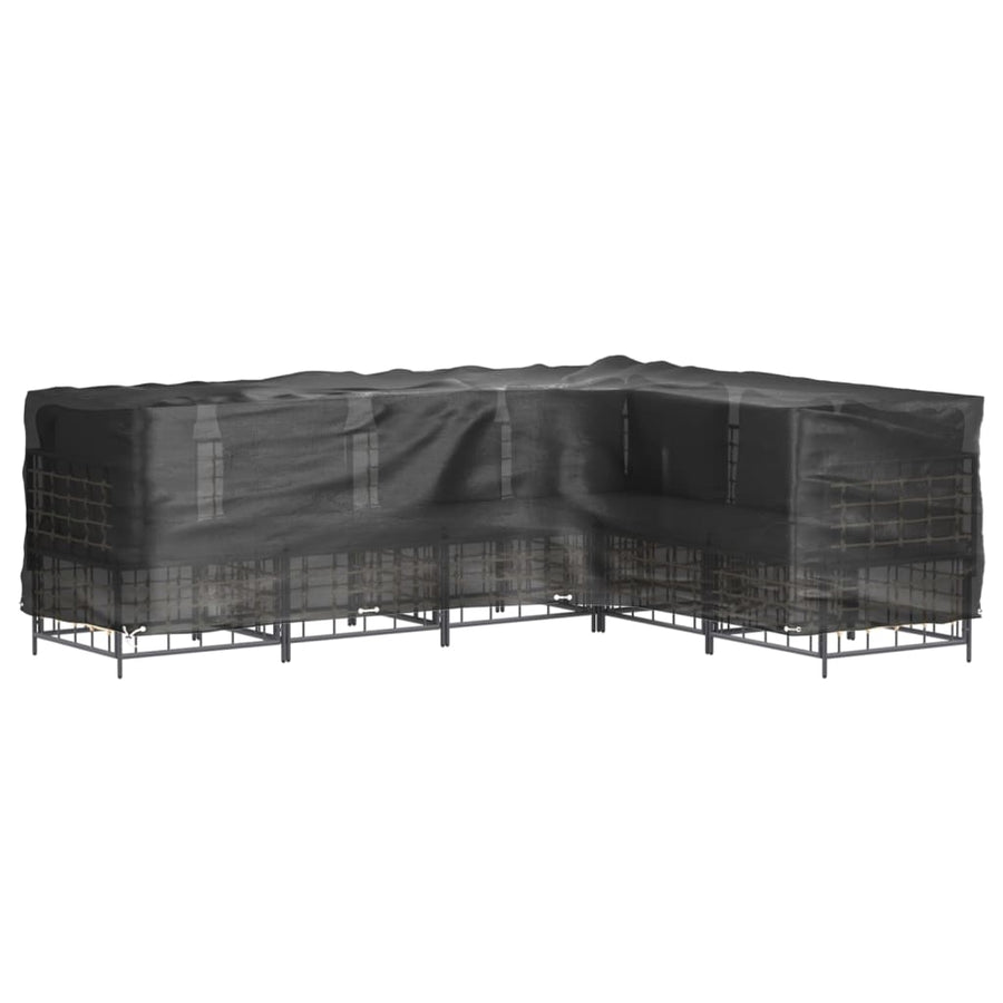 Tuinmeubelhoezen L-Vormig 16 Oogjes 2 260 x 210 x 80 cm