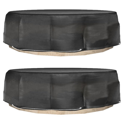 Tuinmeubelhoezen Voor Loungebed 8 Oogjes Rond Ø188X50 Cm 2 Ø 188 x 50 cm