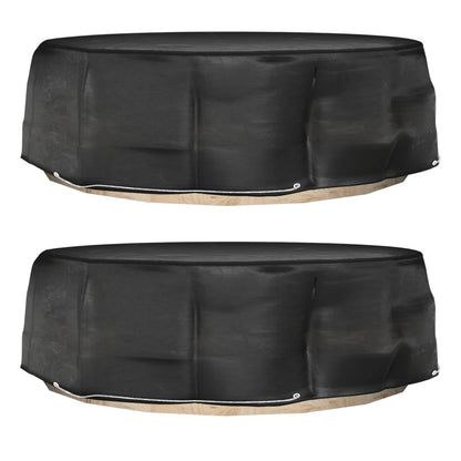 Tuinmeubelhoezen Voor Loungebed 10 Oogjes Rond Ø36X67 Cm 2 Ø 236 x 67 cm
