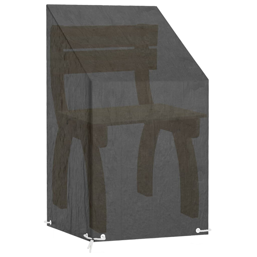 Tuinstoelhoezen Met 8 Oogjes Polyetheen 2 65 x 65 x 80/120 cm