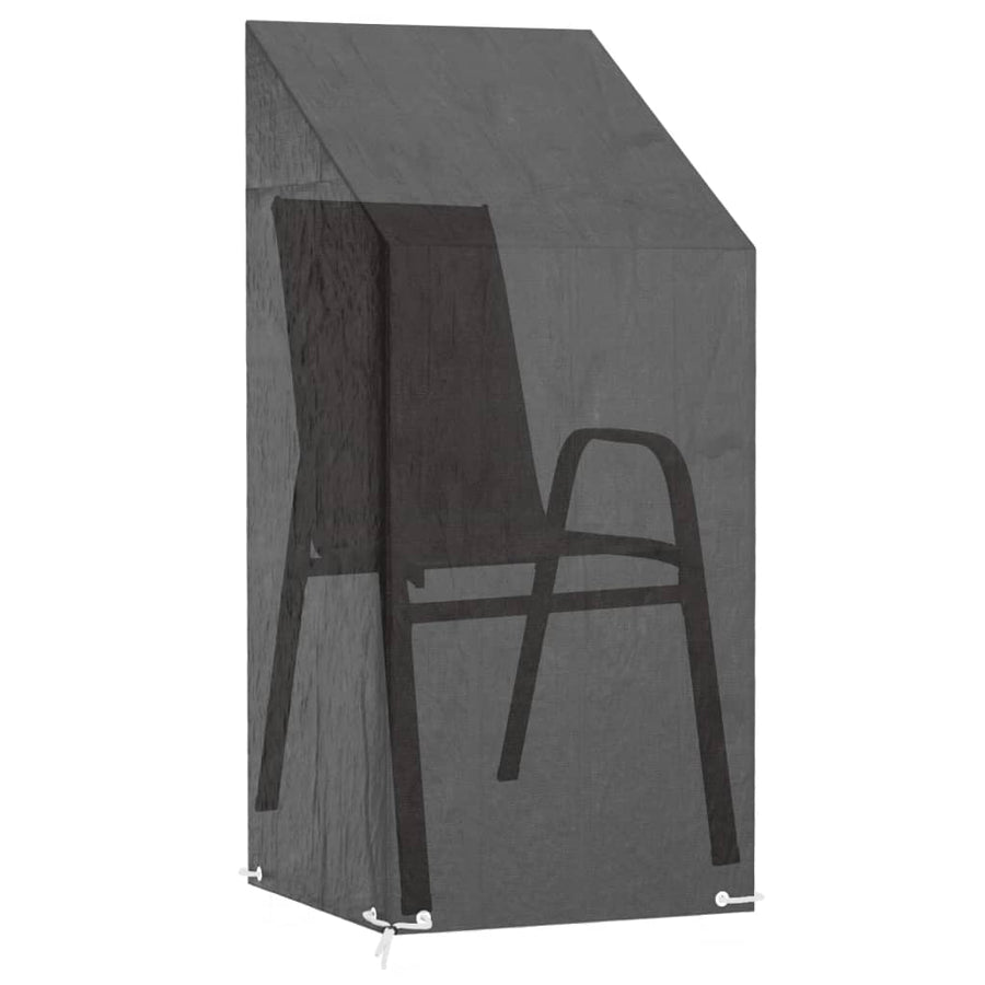 Tuinstoelhoezen Met 8 Oogjes Polyetheen 2 65 x 65 x 110/150 cm