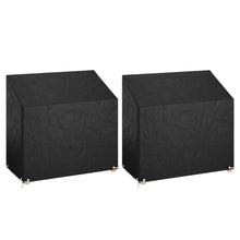 Tuinbankhoezen 8 Oogjes Polyetheen 2 130 x 70 x 70/88 cm