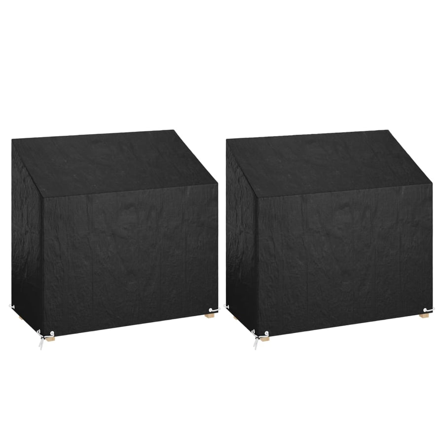 Tuinbankhoezen 8 Oogjes Polyetheen 2 130 x 70 x 70/88 cm