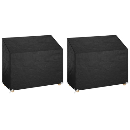 Tuinbankhoezen 8 Oogjes Polyetheen 2 160 x 70 x 70/88 cm