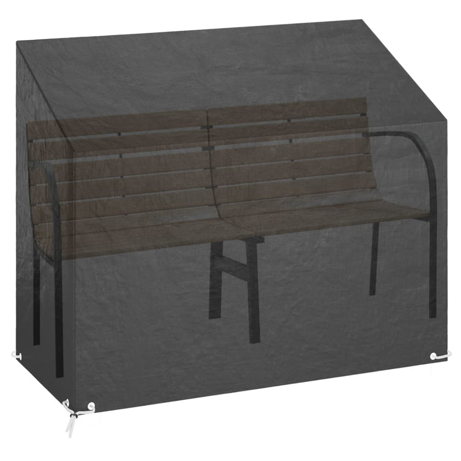 Tuinbankhoezen 8 Oogjes Polyetheen 2 160 x 70 x 70/88 cm
