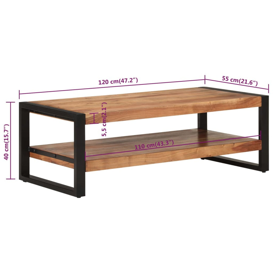 Salontafel 120X55X40 Cm 55 cm