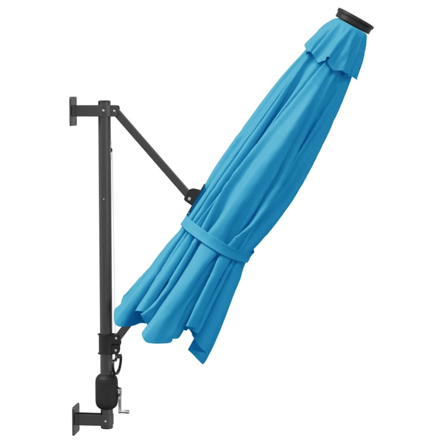 Wandparasol 290 cm zeeblauw