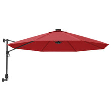 Wandparasol 290 cm felrood