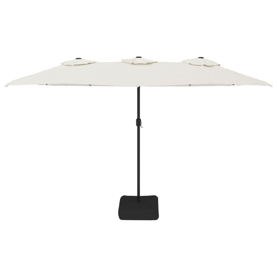 Parasol Dubbel 449X265 Cm Zand Wit