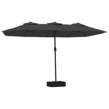 Parasol Dubbel 449X245 Cm Antracietkleurig