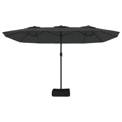 Parasol Dubbel 449X245 Cm Antracietkleurig