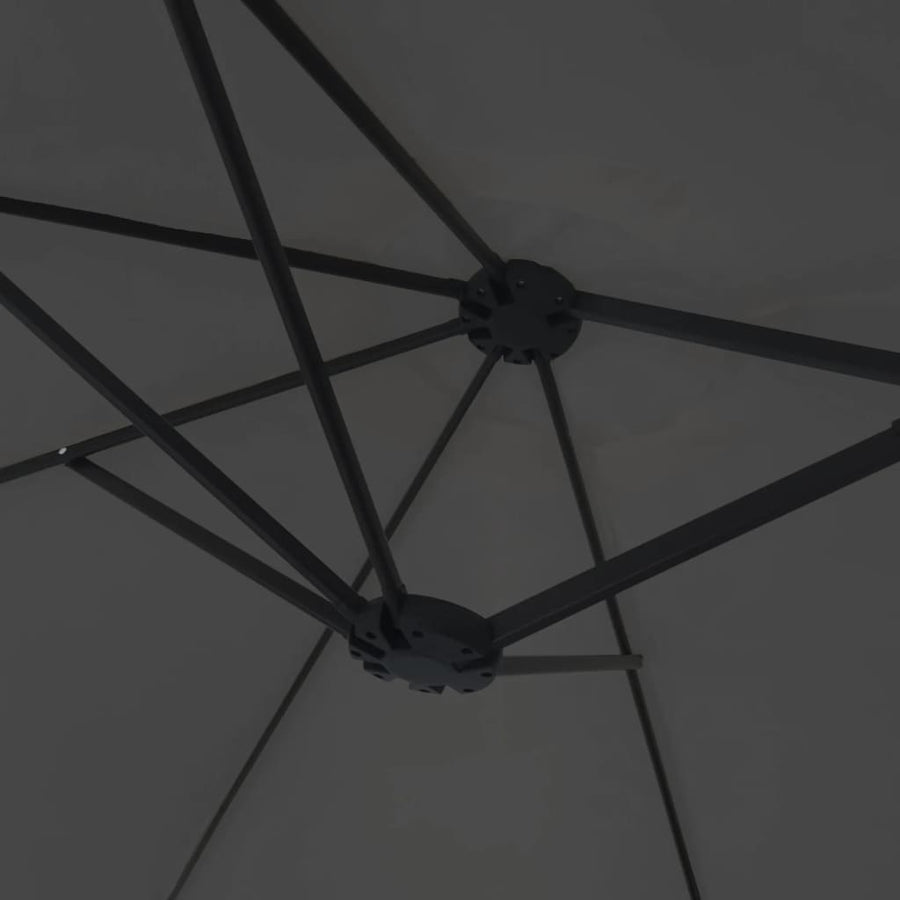 Parasol Dubbel 449X245 Cm Antracietkleurig