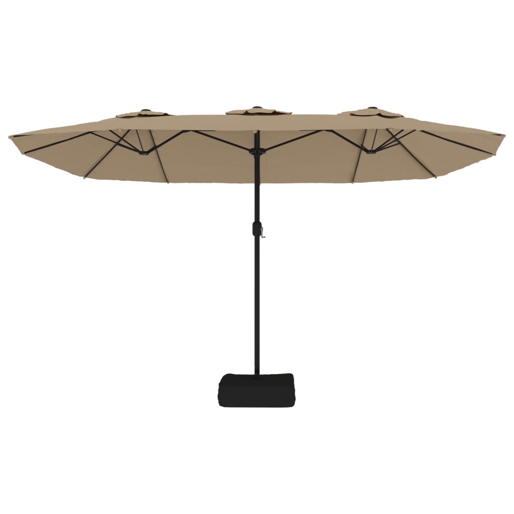 Parasol Dubbel 449X265 Cm Taupe