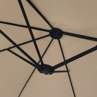 Parasol Dubbel 449X265 Cm Taupe