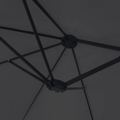 Parasol Dubbel 449X245 Cm Zwart