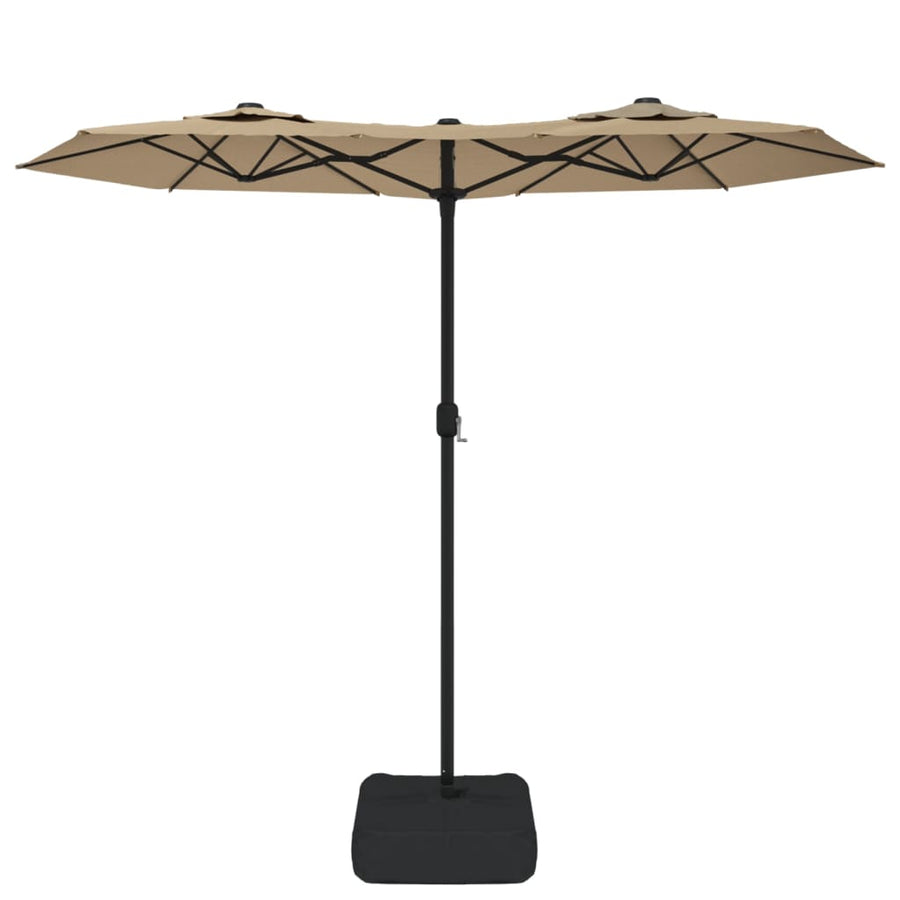 Parasol Dubbel 316X240 Cm Taupe