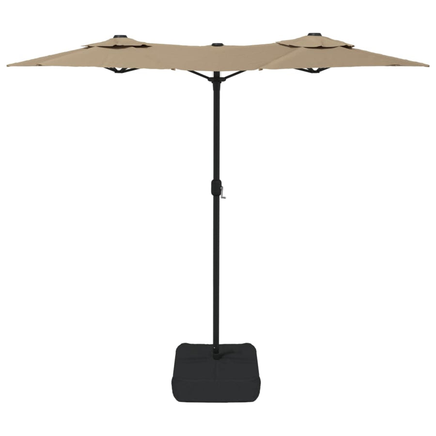 Parasol Dubbel 316X240 Cm Taupe