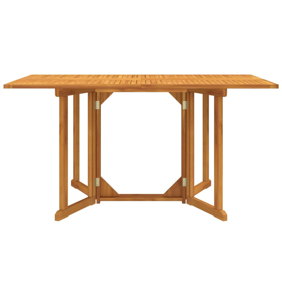Tuintafel Inklapbaar Massief Teakhout 150 x 90 x 75 cm