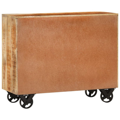 Dressoir Met 3 Lades Massief Ruw Mangohout 80 x 30 x 65 cm massief mangohout