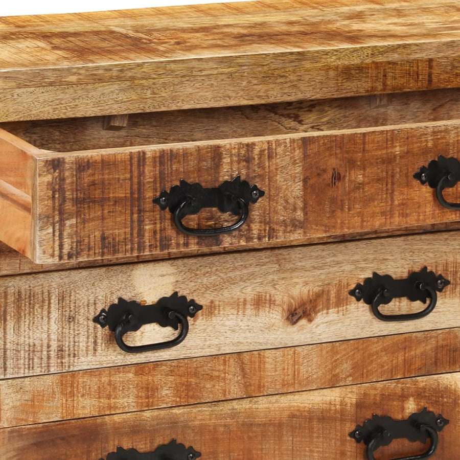 Dressoir Met 3 Lades Massief Ruw Mangohout 80 x 30 x 65 cm massief mangohout