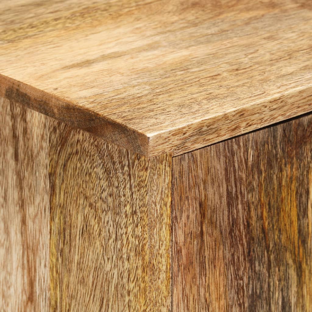 Hoge kast 80x30x95 cm massief ruw mangohout
