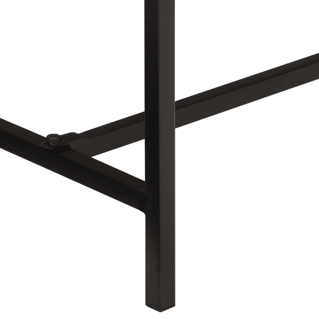 Hoge kast 80x30x95 cm massief ruw mangohout
