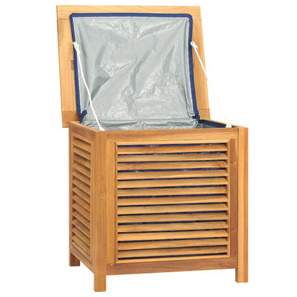 Tuinbox Met Zak Massief Teakhout 60 x 50 x 58 cm
