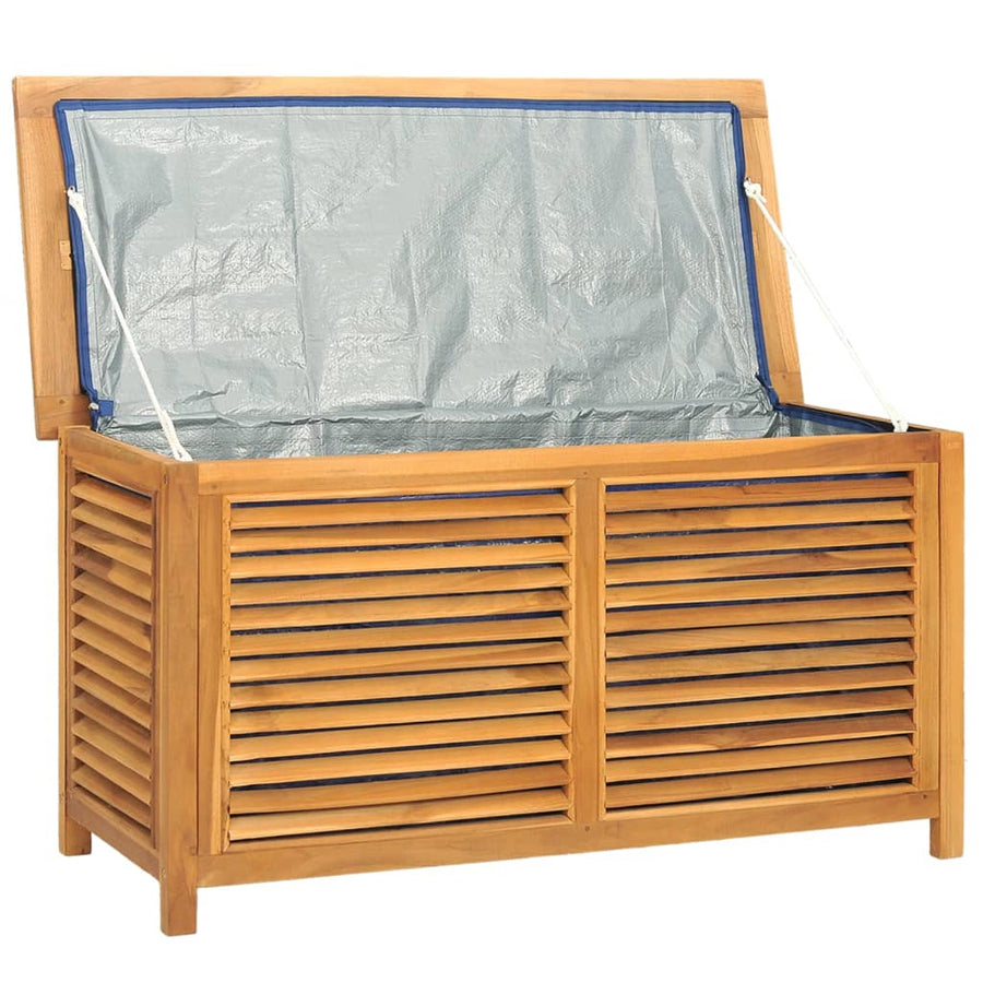 Tuinbox Met Zak Massief Teakhout 114 x 50 x 58 cm