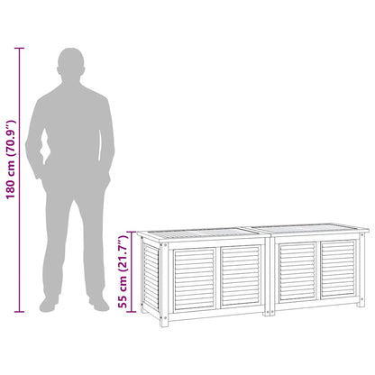 Tuinbox Met Zak Massief Teakhout 150 x 50 x 55 cm