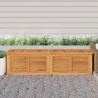 Tuinbox massief teakhout 200x50x53 cm
