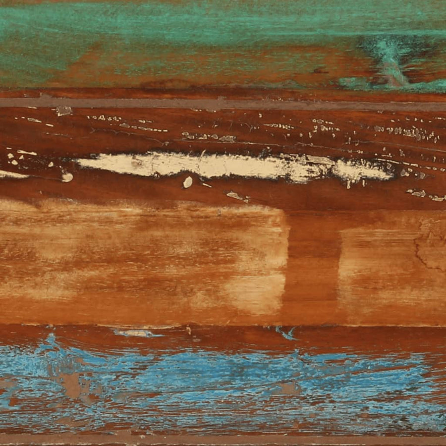 Wandtafel 110x30x75 cm massief gerecycled hout