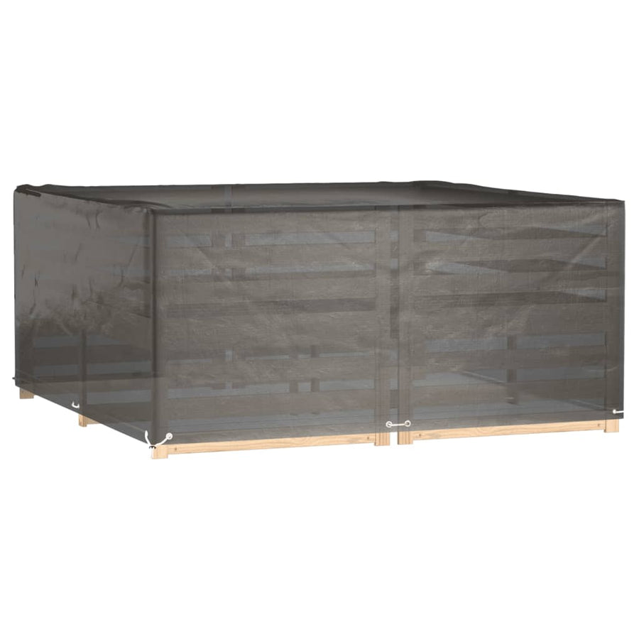 Tuinmeubelhoezen Met 6 Oogjes 2 St Vierkant 1 205 x 205 x 90 cm