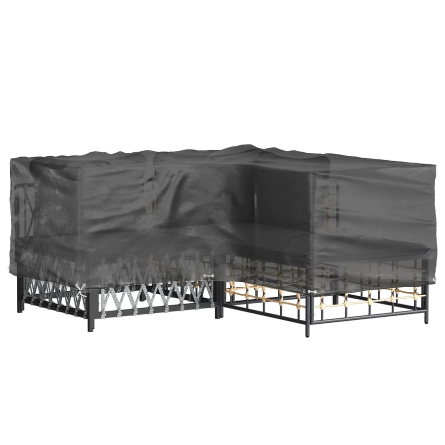 Tuinmeubelhoezen Met 2 Oogjes L-Vormig 1 185 x 185 x 70 cm