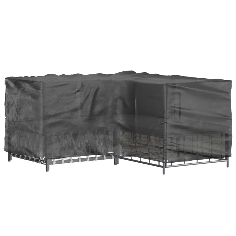 Tuinmeubelhoezen Met 2 Oogjes L-Vormig 1 185 x 185 x 90 cm