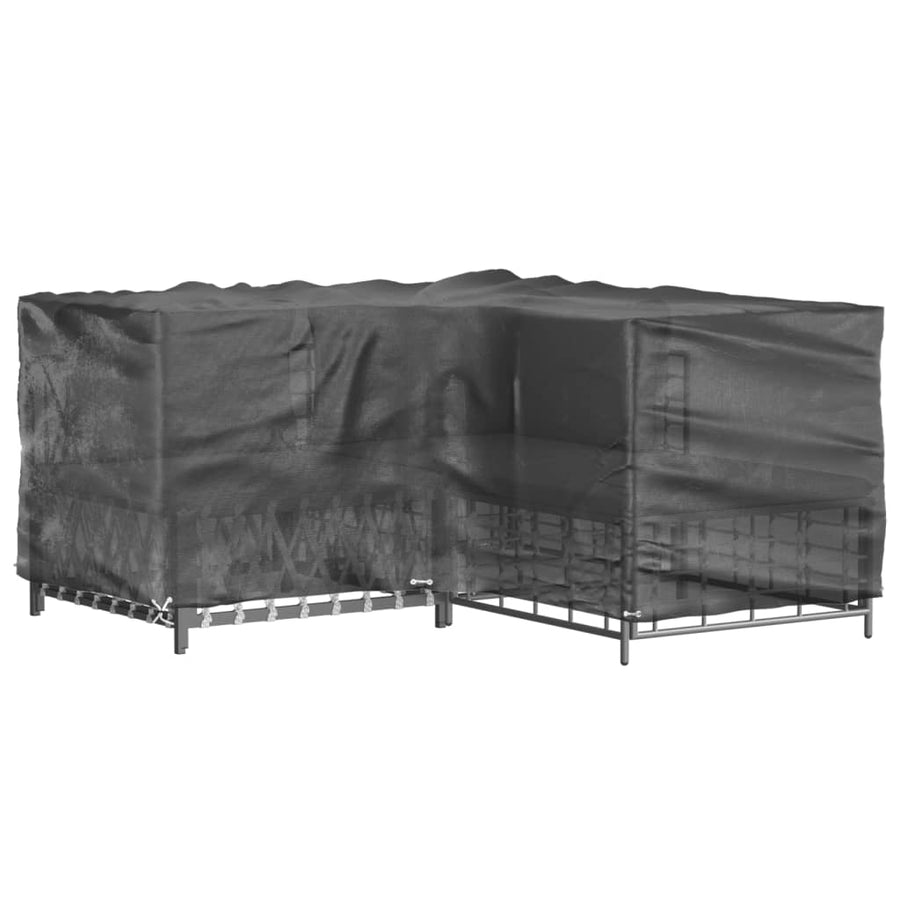 Tuinmeubelhoezen Met 6 Oogjes L-Vormig 1 215 x 215 x 90 cm