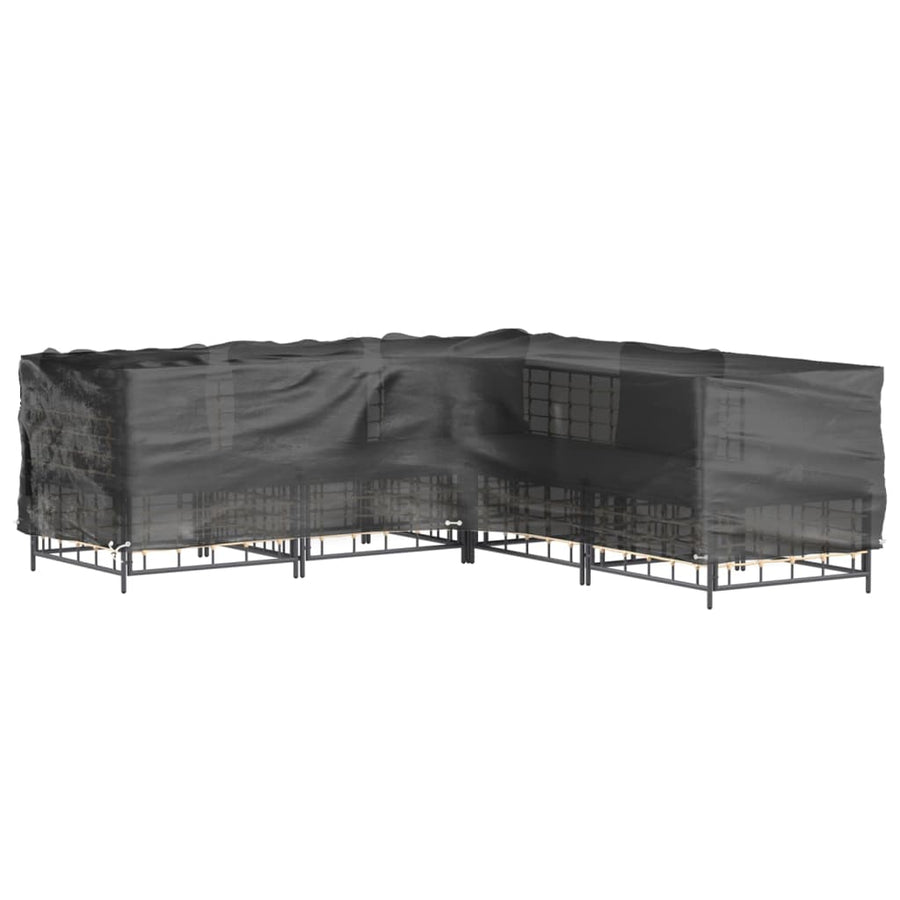 Tuinmeubelhoezen Met 6 Oogjes L-Vormig 1 250 x 250 x 70 cm