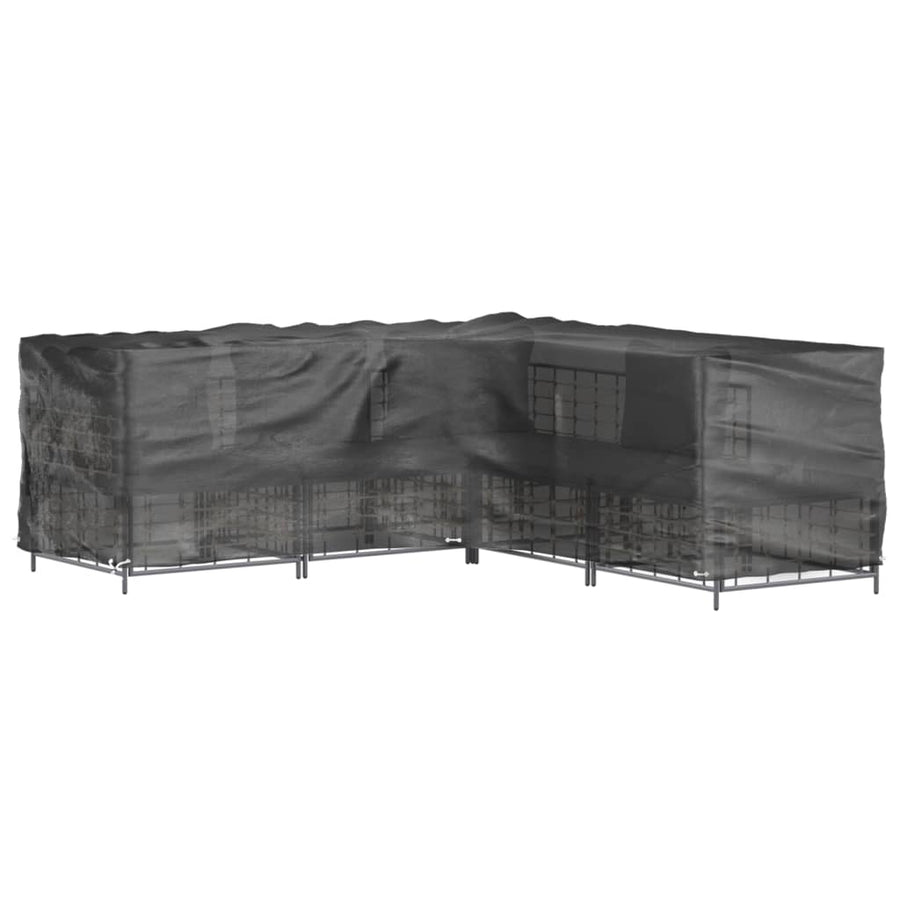 Tuinmeubelhoezen Met 6 Oogjes L-Vormig 1 285 x 285 x 70 cm