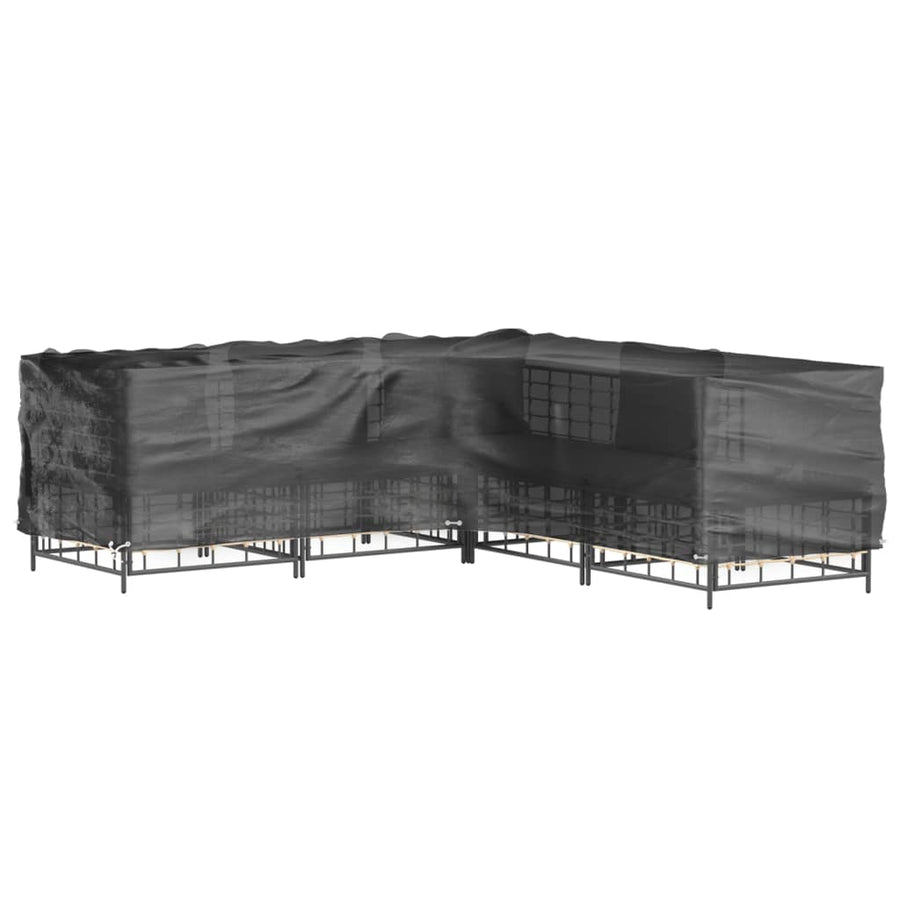 Tuinmeubelhoezen Met 6 Oogjes L-Vormig 1 285 x 285 x 90 cm