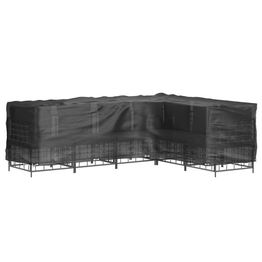 Tuinmeubelhoezen Met 6 Oogjes L-Vormig 1 210 x 260 x 80 cm