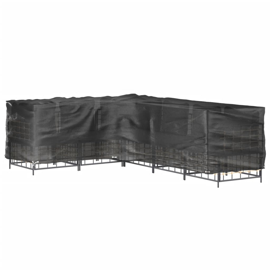 Tuinmeubelhoezen Met 6 Oogjes L-Vormig 1 260 x 210 x 80 cm