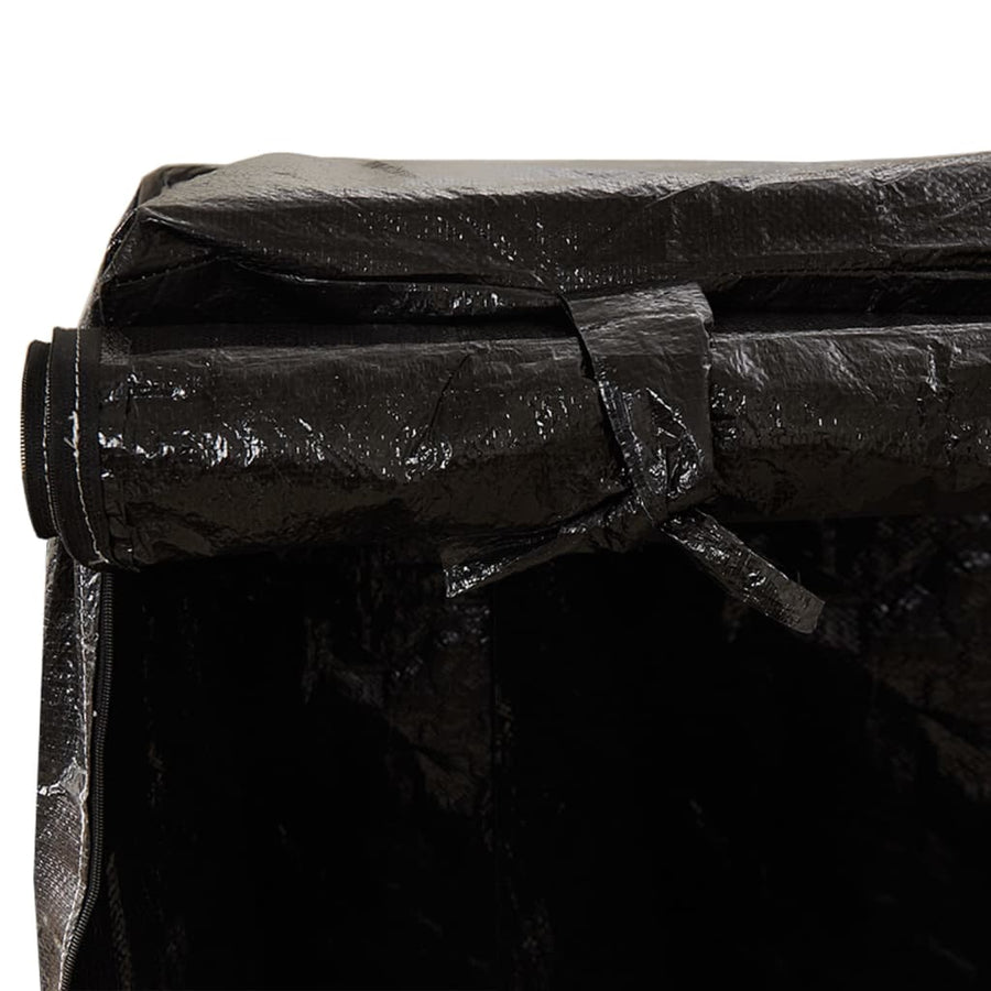 Schommelbankhoes met 12 oogjes 215x150x130/150 cm polyetheen 1 215 x 150 x 130/150 cm