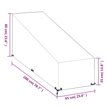 Ligbedhoes Met 2 Oogjes Polyetheen 1 200 x 65 x 35/60 cm