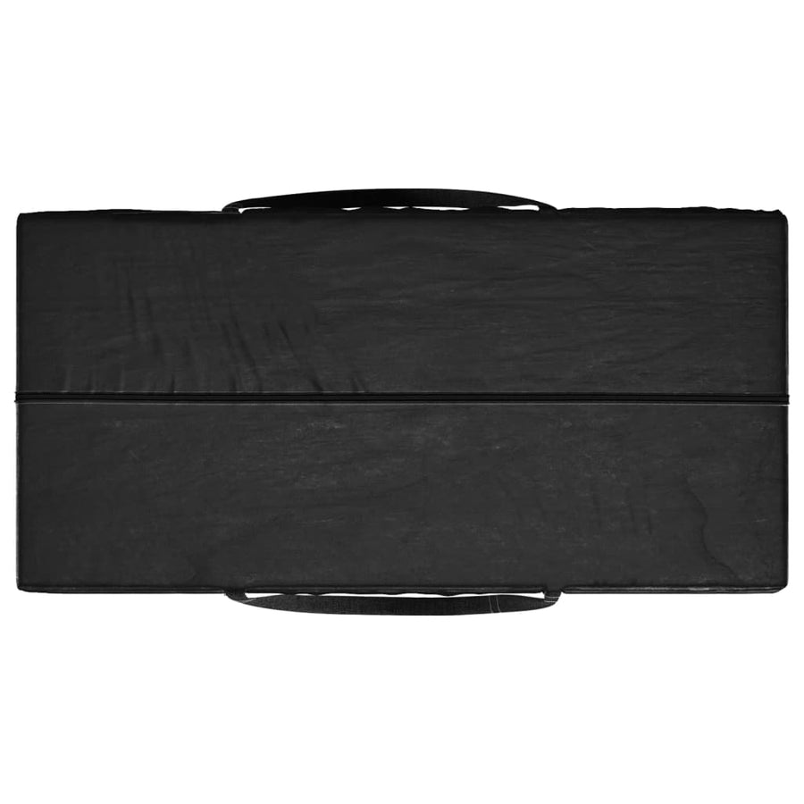 Opbergtas voor tuinkussens 150x75x75 cm polyetheen zwart 1