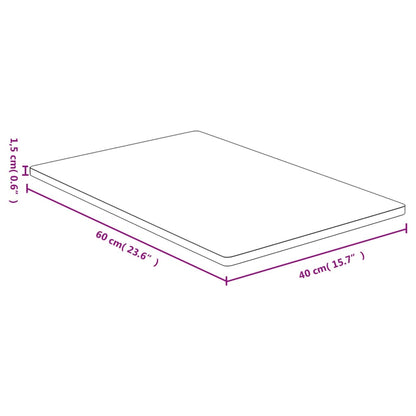 Tafelblad 40X60X1,5 Cm Bamboe 40 x 60 x 1.5 cm