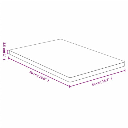Tafelblad 40X60X2,5 Cm Bamboe 40 x 60 x 2.5 cm