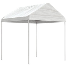 Prieel Met Dak 17,84X2,28X2,69 M Polyetheen Wit
