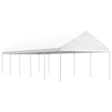 Prieel Met Dak 11,15X4,08X3,22 M Polyetheen Wit