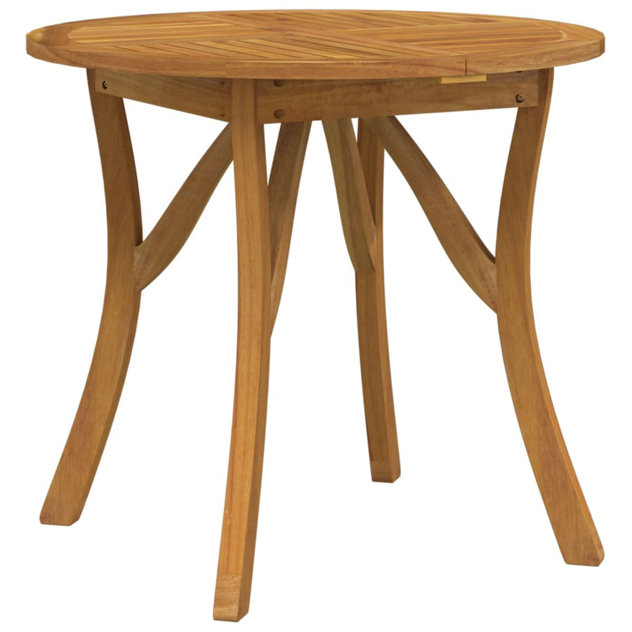 Tuintafel Ø 85 Cm Massief Acaciahout 85 x 85 x 75 cm