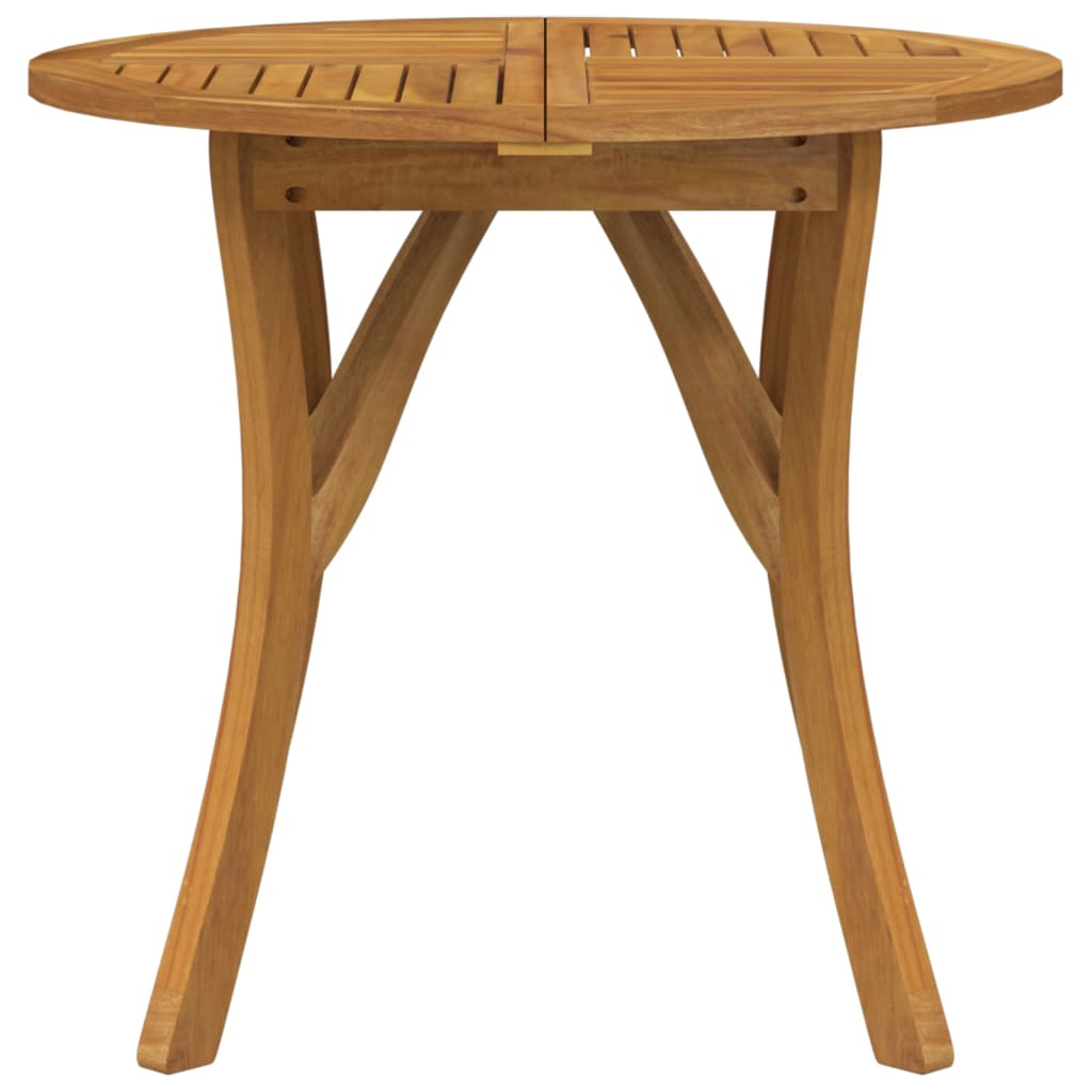 Tuintafel Ø 85 Cm Massief Acaciahout 85 x 85 x 75 cm