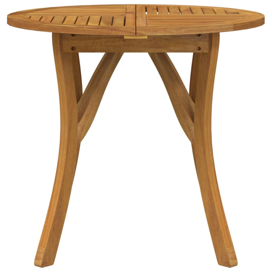 Tuintafel Ø 85 Cm Massief Acaciahout 85 x 85 x 75 cm